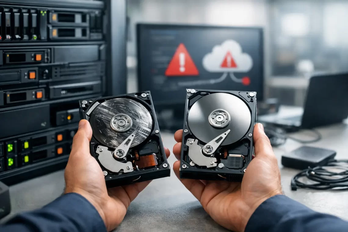 7 erros comuns em backup corporativo