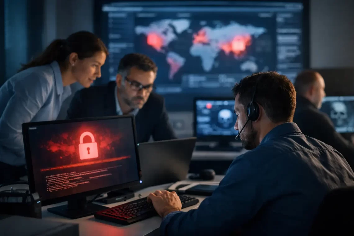 Caso de resposta a ransomware: primeiras 24 horas