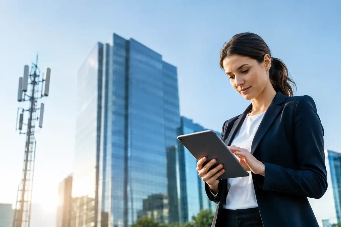 Conectividade 5G para operações corporativas