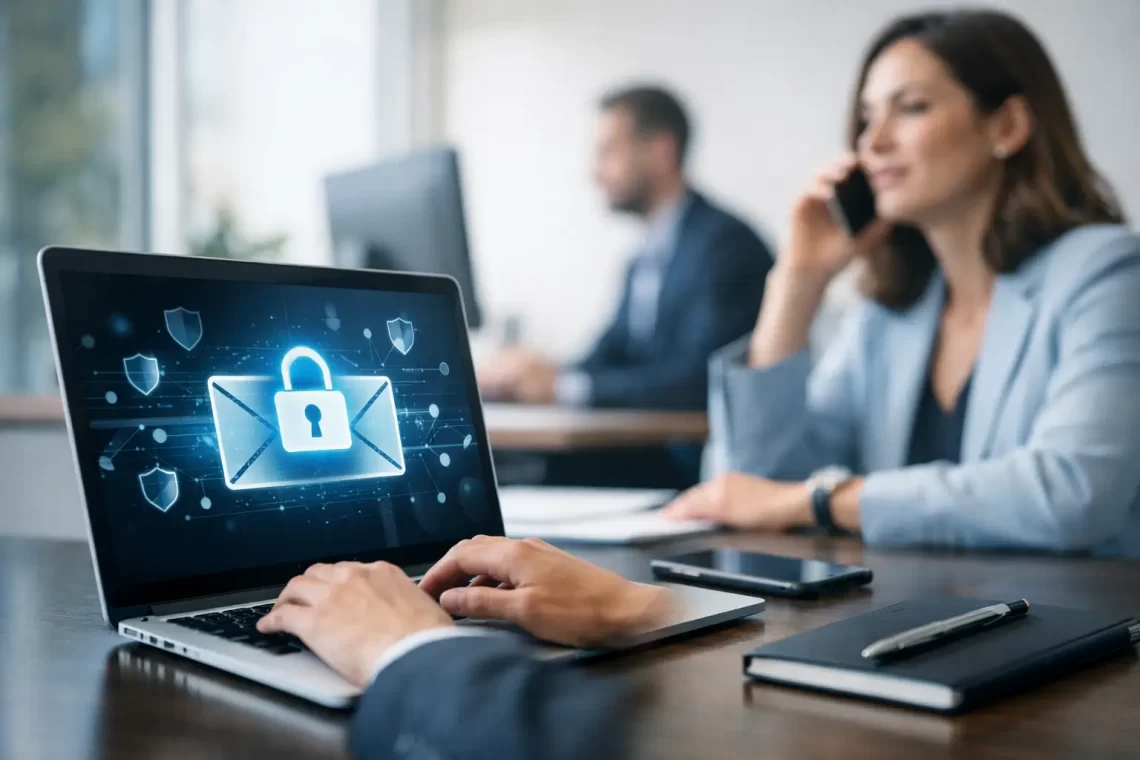 Email corporativo seguro para operar sem paradas