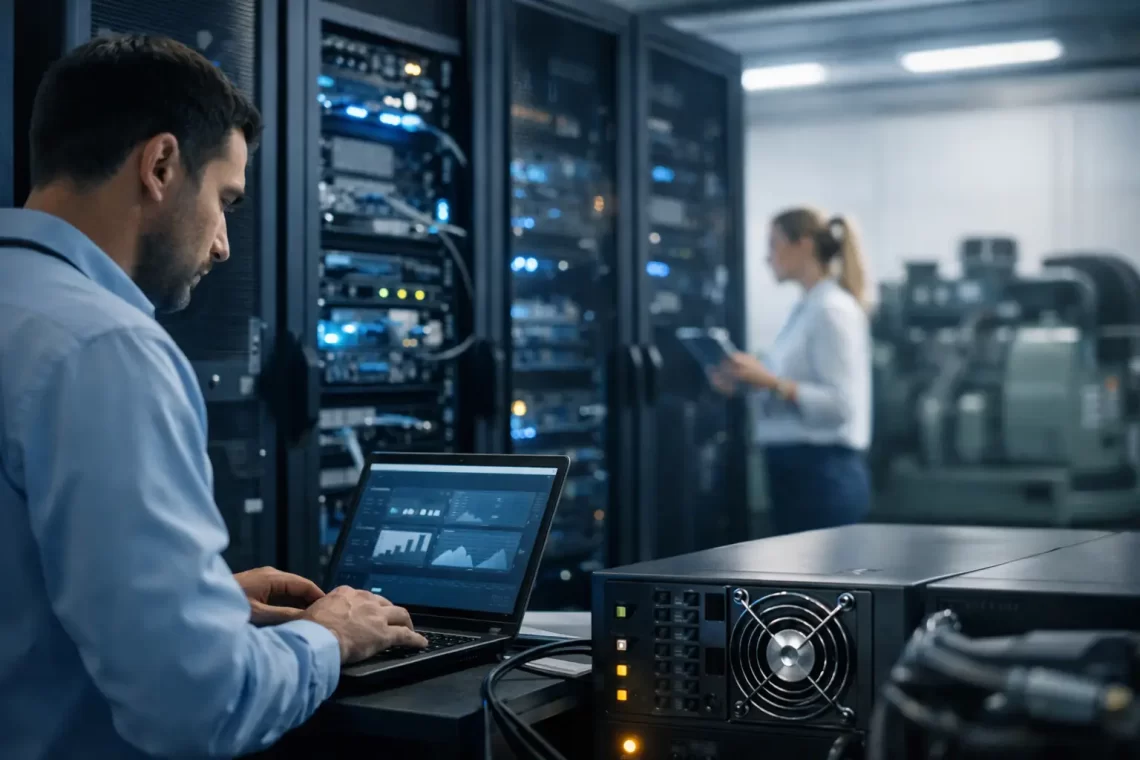 Infraestrutura crítica empresarial sem paradas