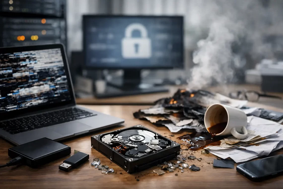 Principais causas da perda de dados nas empresas