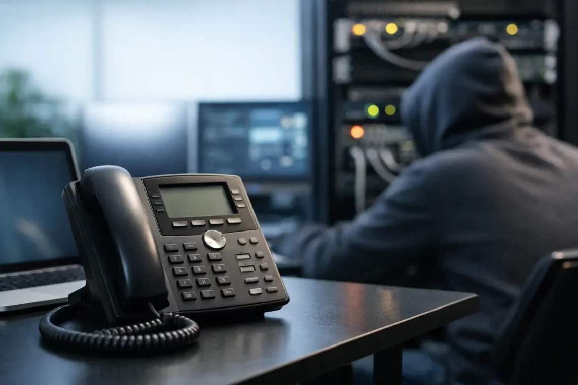 Principais riscos da telefonia IP empresarial