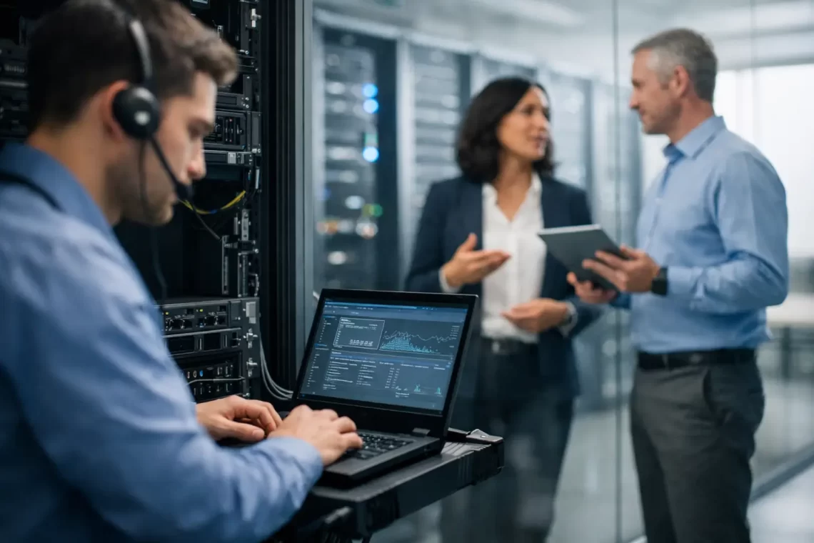 Terceirização de suporte à infraestrutura empresarial